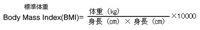 標準体重計算式